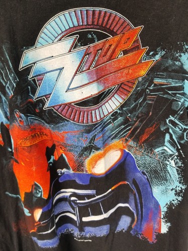 T-shirt ZZ Top 1991 riciclatore vintage Southern Rock Band concerto tour S maglietta piccola - Foto 3 di 5