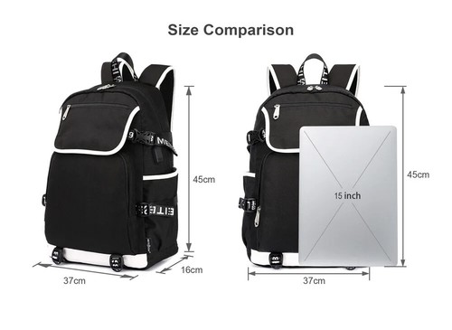 Disney Donald Duck USB Lade Laptop Reiserucksack Schüler Schulranzen - Bild 3 von 56