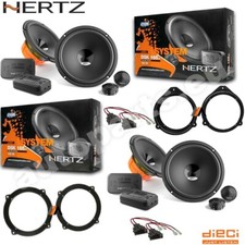 Kit 8 Casse Altoparlanti Hertz Anteriori e Posteriori per Audi A3 (8P) 3 Porte