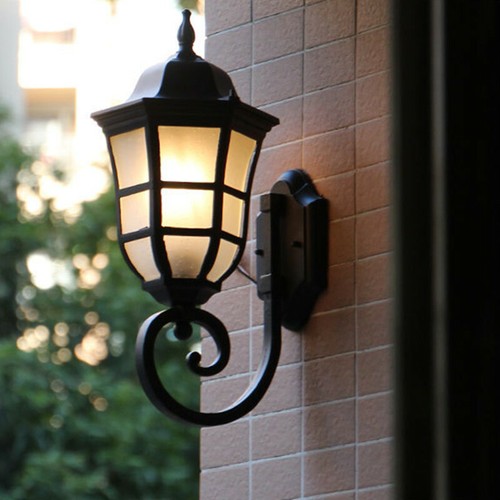 Outdoor Wall Lights Black Wall Lighting Bar Outside Wall Sconce Garden Wall Lamp - Picture 7 of 10
