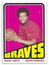RANDY SMITH 1972-73 Topps Basketball ROOKIE card #8 Buffalo Braves EX+. rookie card picture