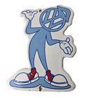 Vintage Volkswagen Sign - VW Automobile Dealership Sales Gas Pump Porcelain Sign
