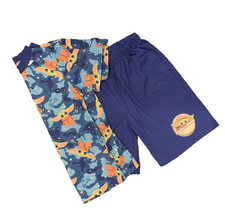 Star Wars Pajamas Baby Yoda Boys XS 4/5 Blue 2 Piece Set Top Shorts nwot