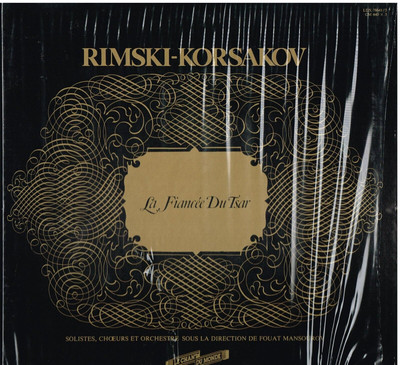 Rimsky-Korsakov: Zarenbraut / Mansourov, Vishnevskaya - LP