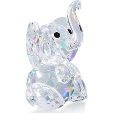 DUQGUHO Crystal Elephant Gifts for Women - Cute White Decor, Glass Figurine, Ins
