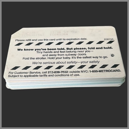Lot Of 36x Used NY Subway MetroCards Collectible.