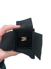 Gold Chanel Costume Jewellery Ring From Fall/Winter 2018