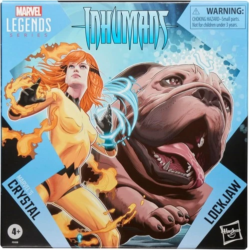 Marvel Legends Crystal & Lockjaw F9108 6in Action Figure Inhumans Hasbro Toy