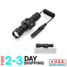 FL22 Military Grade Flashlight - 4 Hour Runtime, 200m Range - Lightweight Design