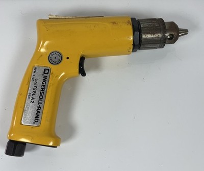 Ingersoll Rand 728LA2 Air Drill Pistol Grip 3/8'' Chuck Size 1/2 HP 2100 rpm