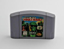 Army Men Sarge's Heroes Nintendo 64 N64 Tested Authentic Clean Fast Shipping