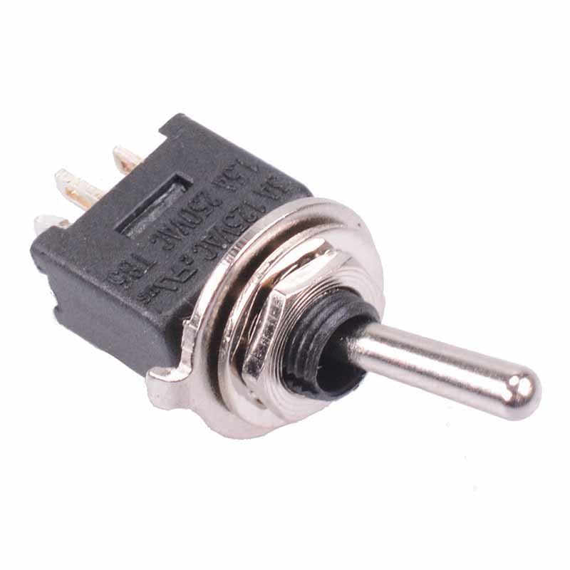 10 x MTE102A1 On-On Miniature Toggle Switch SPDT 3A