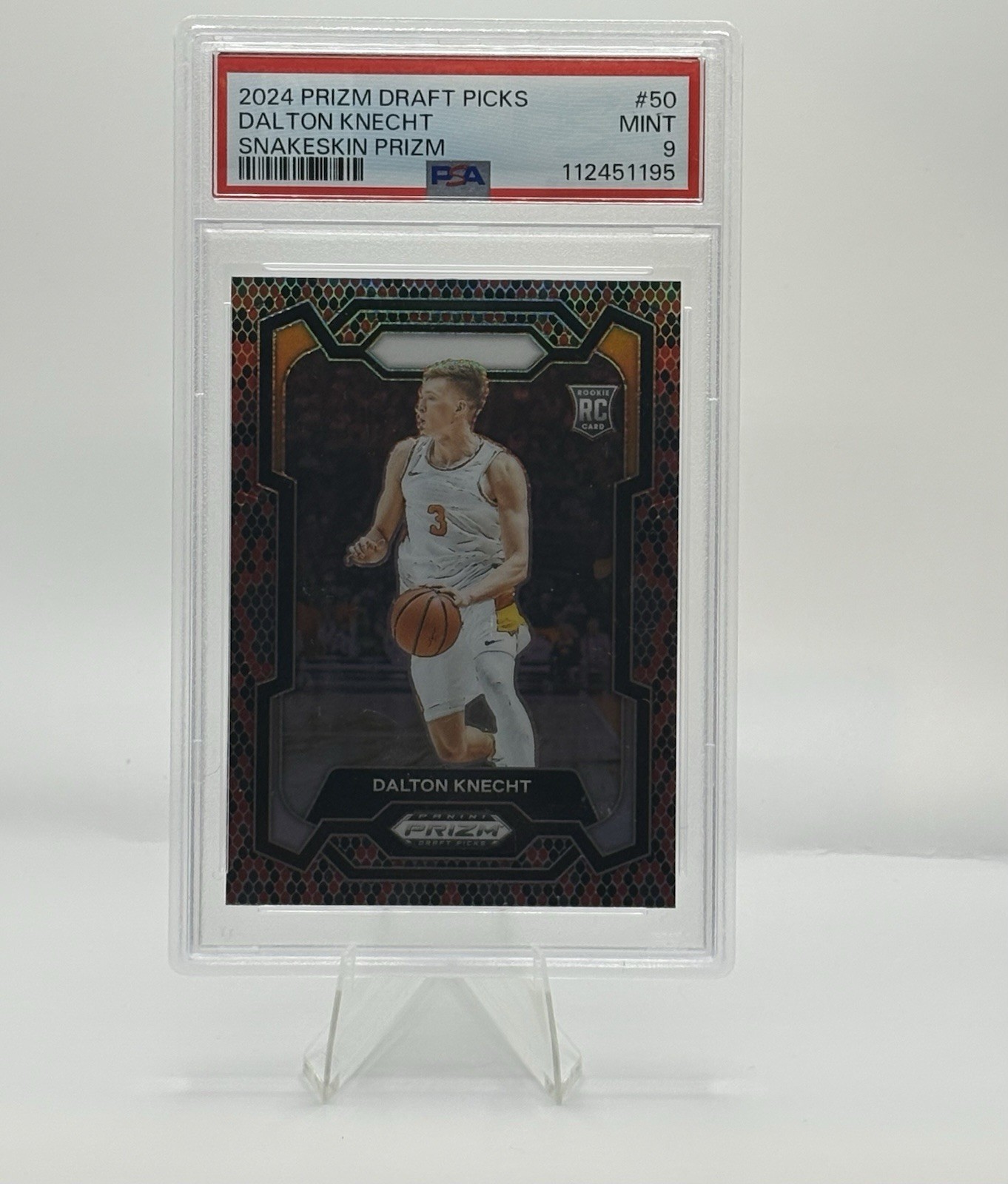 2024 Panini Prizm Draft Picks - Dalton Knecht #50 Snake Skin Prizm (RC)