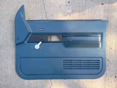 88-94 GMC Cheyenne Truck Passenger RH MANUAL Door Panel BLUE OEM