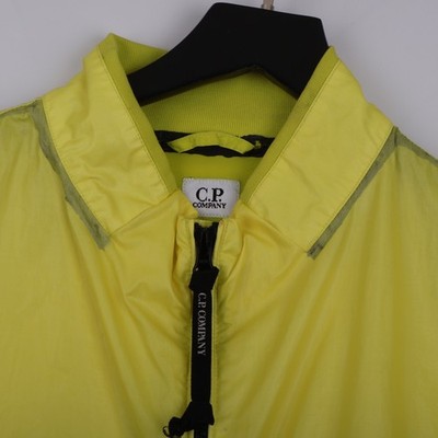 【新品】C.P. COMPANY Coverall Jacket CP Company RUBBER Garment Dyed Yellow Goggle Lens Full-Zip