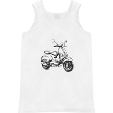 'Moped Side View' Adult Vest / Tank Top (AV047251)