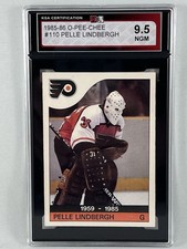 1985-86 OPC #110 Pelle Lindbergh Memorial Card In Near Gem Mint 9.5