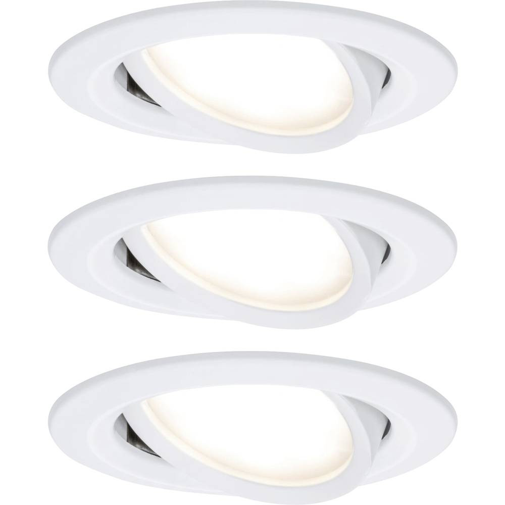 Paulmann 93875 Coin Slim LED-Einbauleuchte 3er Комплект светодиодов LED fest eingebaut 18 Вт