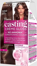 Image of L'ORÉAL PARIS CASTING Crème Gloss Ammonia-free hair dye, No. 500 Light Brown,