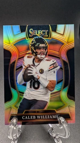 2025 Panini Select Concourse Level Silver Prizm #73 Caleb Williams Bears