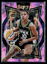 2025 Panini Select WNBA COURTNEY WILLIAMS Pink Ice Prizm #23 Minnesota Lynx