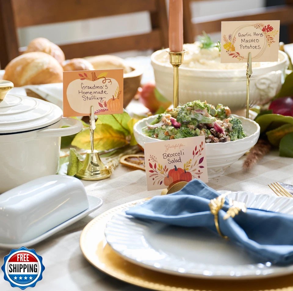 Tarjetas de mesa de Acción de Gracias de 24 cuentas American Greetings Foto 2 de 4