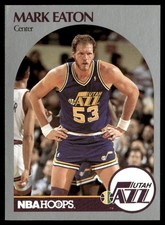 1990-91 Hoops Mark Eaton Utah Jazz #287