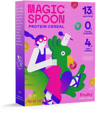 Magic Spoon Fruity Grain-Free Breakfast Cereal, 7 oz Box,NEW