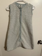 UGG Sherpa Sleep Sack Wearable Blanket Blue Size Medium 6-12 Months