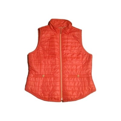 Michael Kors Cherry Red Full Zip Vest Womens Medium NWOT