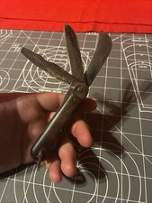 Vintage Colonial 3 Blade Pocket Knife Made In USA Very Rare Item