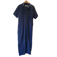 VTG Red Kap Men's Size 46 Regular Work Utility Coveralls Overalls Short Sleeve