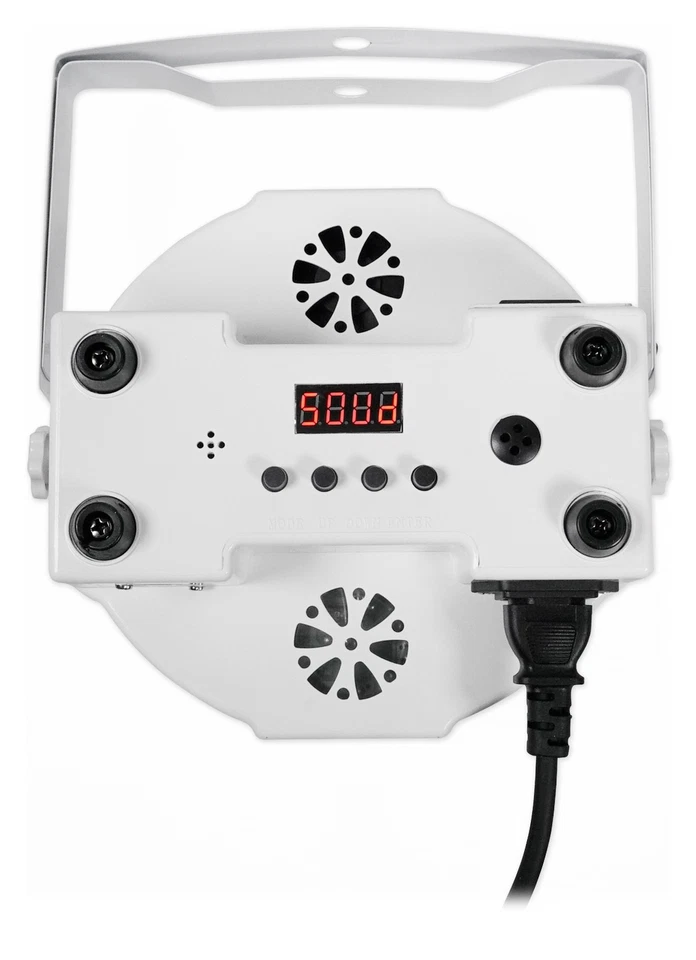 12 Rockville RockPAR50 WHT RGB Par Can DJ/Club Wash Lights+384 Ch DMX Controller - Image 4 of 4