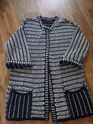 Esprit Strickmantel,  Blau/Weiß,Größe  L, Neu,!!!