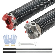 Vevor Garage Door Torsion Springs Pair Of 0.207 X 2 X 22inch With Winding Bars Vevor Garage Door Torsion Springs Pair Of 0.207 X 2 X 22inch With Winding Bars