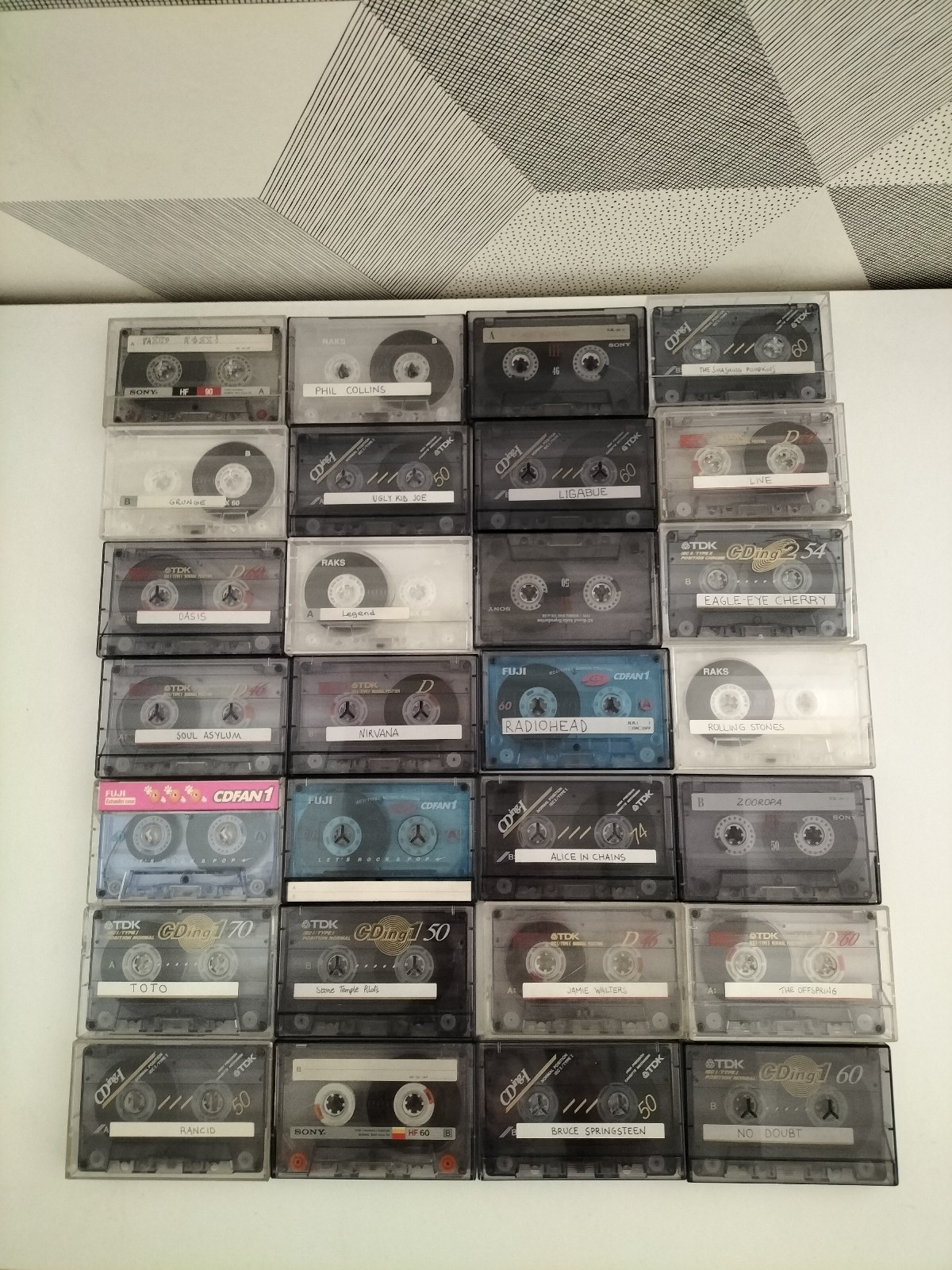 Lotto 28 Audiocassette Usate