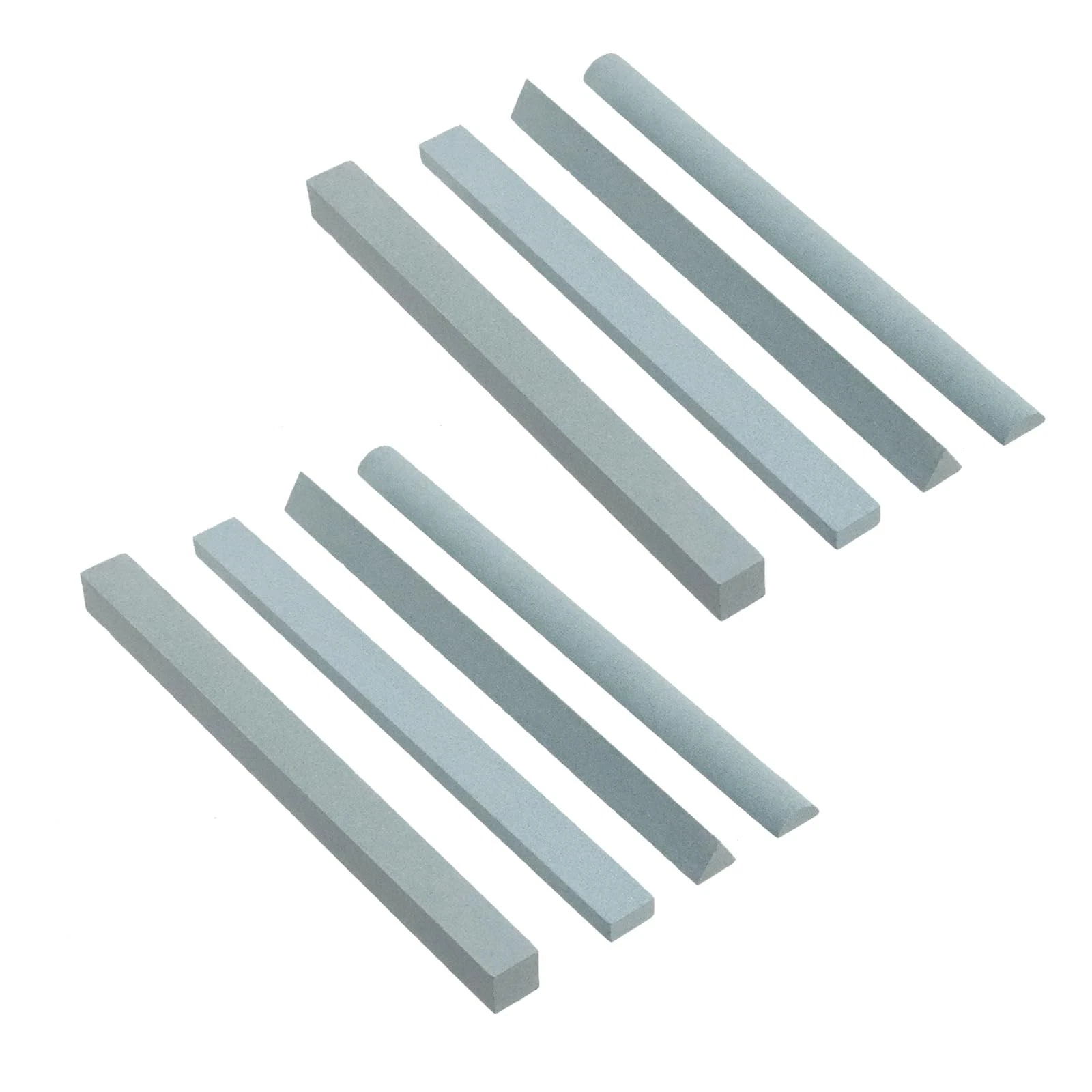 8 PCS Polishing Stone Knives Metal Cutting Whetstone Sharpener Set TypeB