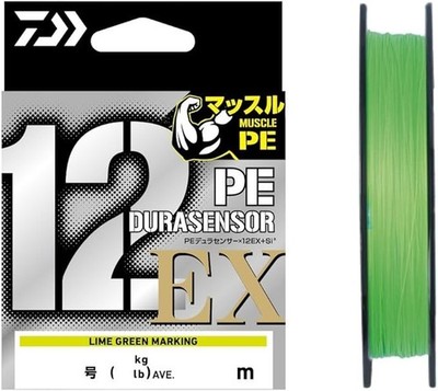 DAIWA Dura Sensor 12 EX+Si3 Lime Green PE Line 200M Select lb New w/Box from JPN