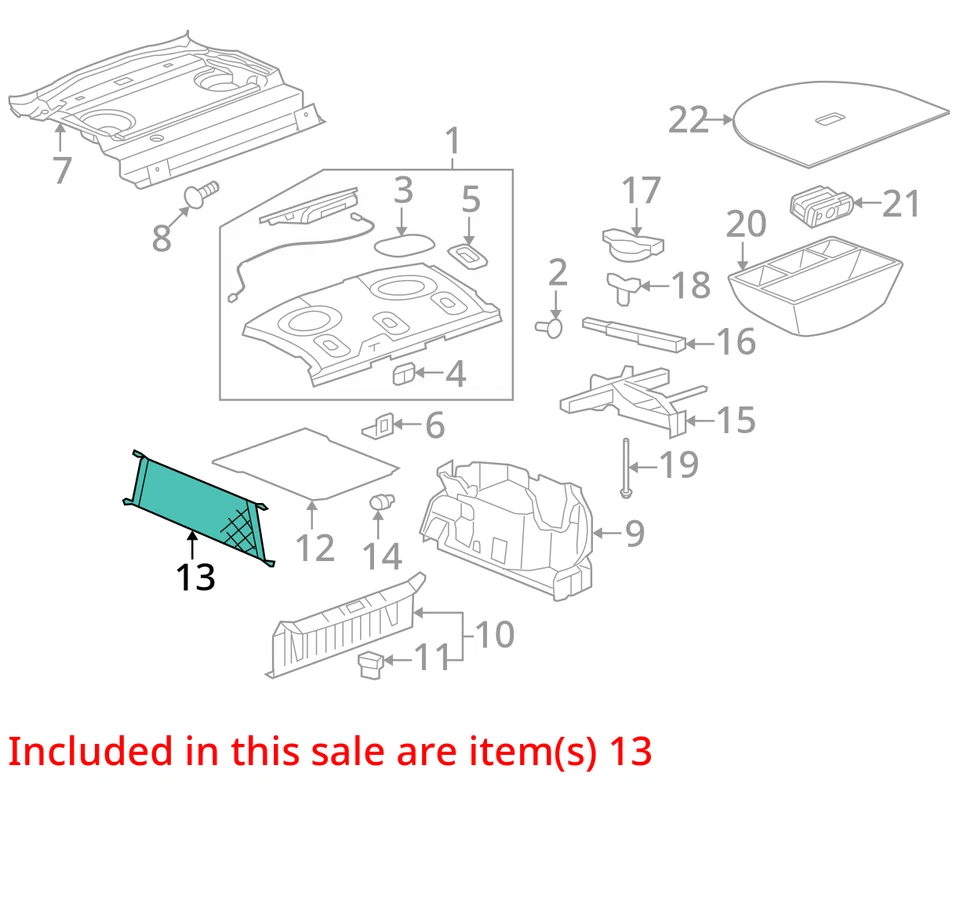 SE ADAPTA A CHEVROLET SATURN MALIBU AURA 2007-2012 COMODIDAD NETA 15899374 - NUEVO OEM Foto 2 de 3