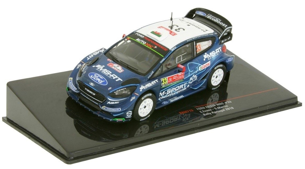 FORD Fiesta WRC 2019 miniature IXO voiture rallye Portugal 1/43 de sport