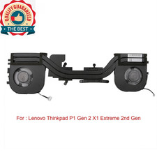 New For Lenovo Thinkpad P1 Gen 2 X1 Extreme 2nd Gen Cooling Fan and Heatsink