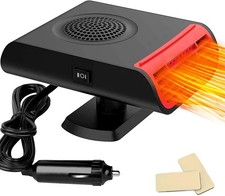 12v Car Heater, 2 in 1 New 150W Plug in Cigarette Lighter Fast Heating Defrost D