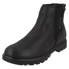 Image of Ladies Caterpillar Leather Pull On Ankle Boots: Colorado W'S Chelsea P31218