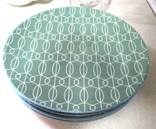 PIERS BLUE Salad Plates Better Homes & Gardens (Set of 4)  EXCELLENT