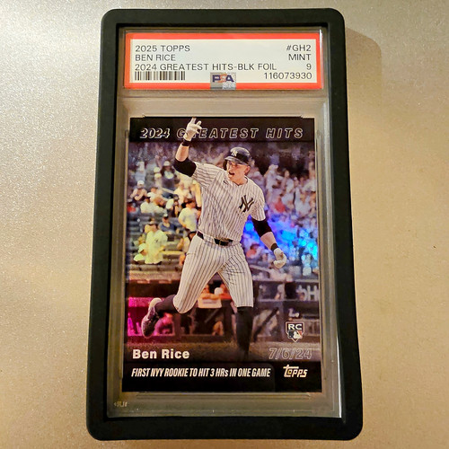 Ben Rice [Black Foil] #GH-2 2025 Topps Greatest Hits card
