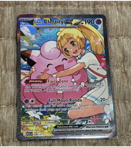Lillie's Clefairy ex 280/217 SV 151 Full Art Holo English 2023