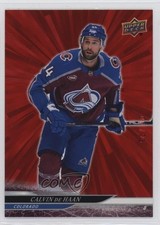 2024-25 Upper Deck Extended Series Outburst Red 1/25 Calvin de Haan #533 1sv4