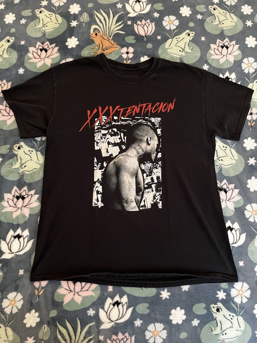 XXXTentacion Mens Large Black T-Shirt Hip Hop Rap Merch L | eBay