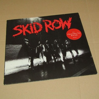 Skid Row - Skid Row - LP Atlantic 871 936-1 Original-Sticker Same 18 and Life