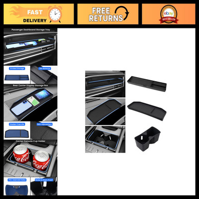 3PCS Center Console Organizer for 2024-2026 Hyundai Santa Fe - Dashboard Storage